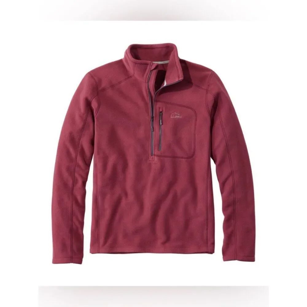 L.L. Bean Men's Trail Fleece, Quarter-Zip Large